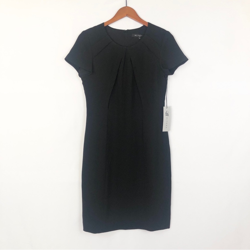 NEW Mitera Charlotte Mini Short Sleeve Dress Black Size 8 Nursing Maternity‎